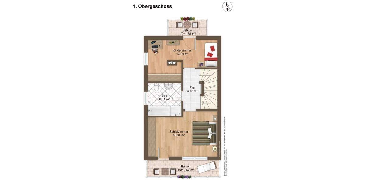 Doppelhaushälfte Ebersberg - 4 Zimmer, 125 m&sup2;, 1.800&euro; | Angebot:24867360