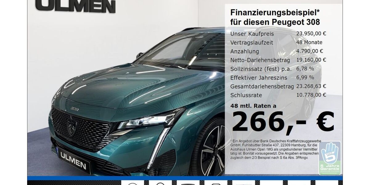 Peugeot 308 21.900 km 23.950 &euro; Düsseldorf 40231