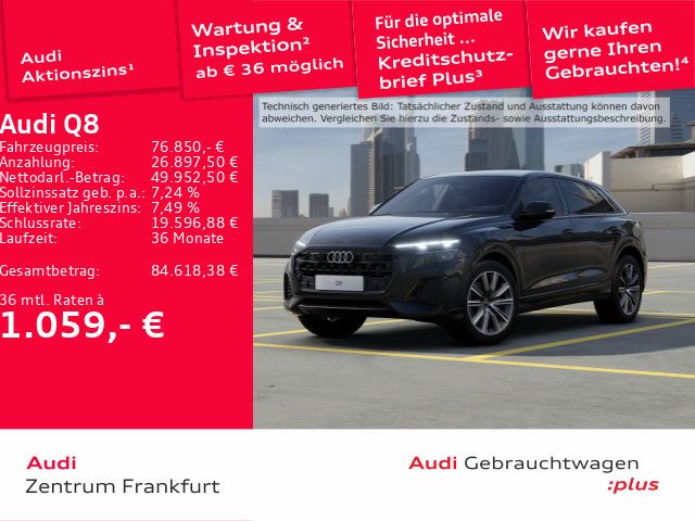 Audi Q8 20.043 km 76.850 &euro; Frankfurt am Main 60314