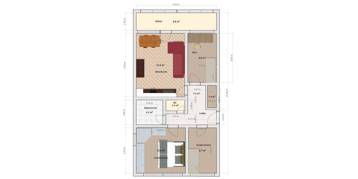 Etagenwohnung München Obergiesing - 4 Zimmer, 76 m&sup2;, 1.900&euro; | Angebot:26874103