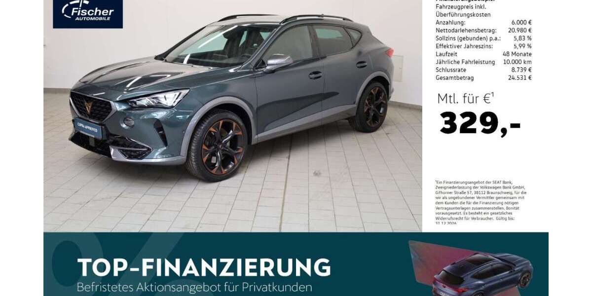 Cupra Formentor 73.424 km 26.980 &euro; Amberg 92224