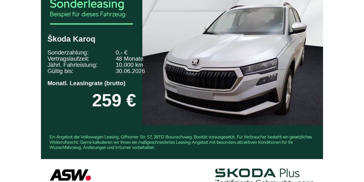 Skoda Karoq 26.800 km 27.760 &euro; Bad Rappenau 74906