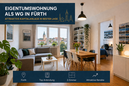 Wohnung Fürth Altstadt - 2 Zimmer, 36 m&sup2;, 190.199&euro; | Angebot:26381140