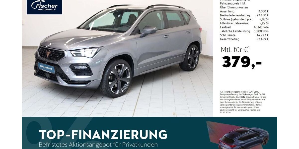 Cupra Ateca 42.331 km 29.780 &euro; Amberg 92224