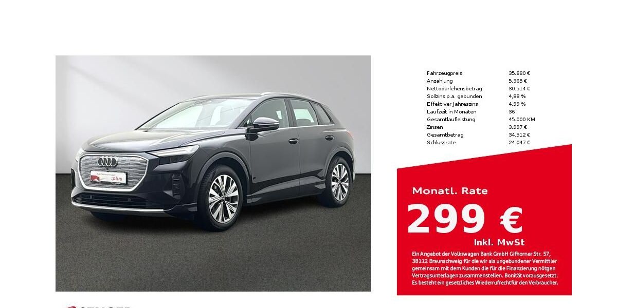 Audi Q4 e-tron 25.795 km 34.880 &euro; Lingen 49809