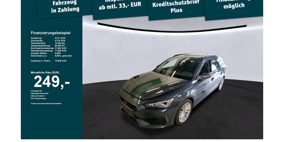 Cupra Leon 104.085 km 19.848 &euro; Immenstadt 87509