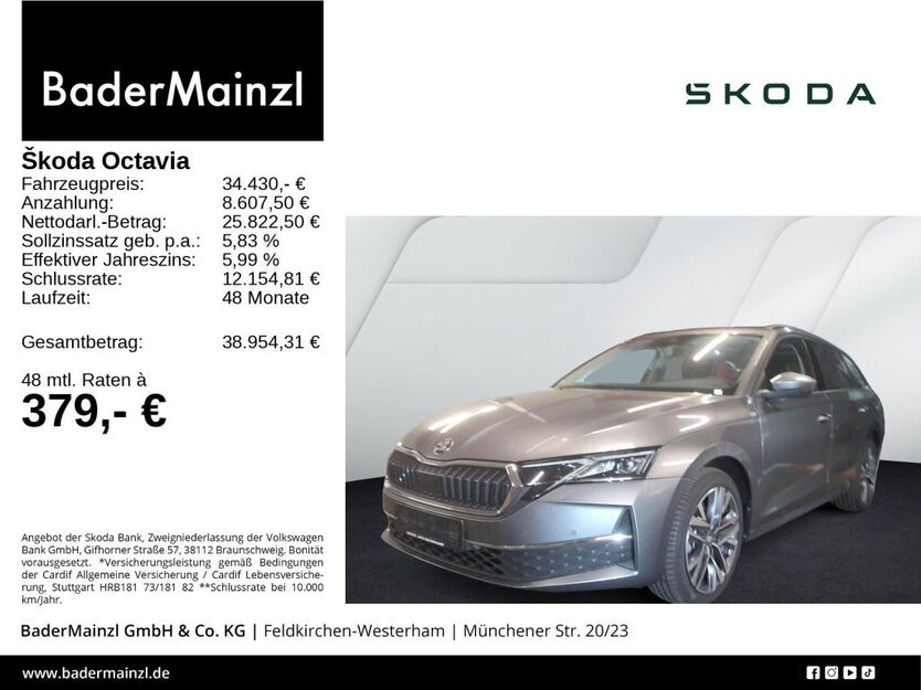 Skoda Octavia 2.400 km 34.430 € Feldkirchen/Westerham 83620