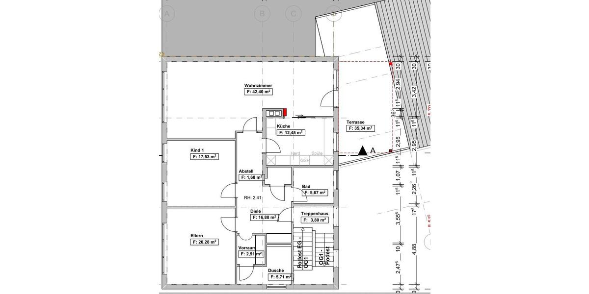 Etagenwohnung Abensberg - 3 Zimmer, 146 m&sup2;, 1.175&euro; | Angebot:26329468