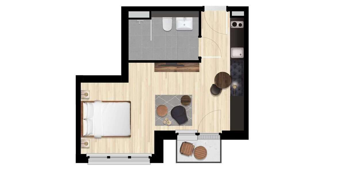 Wohnen auf Zeit in Berlin 1.280 € 1 zimmer