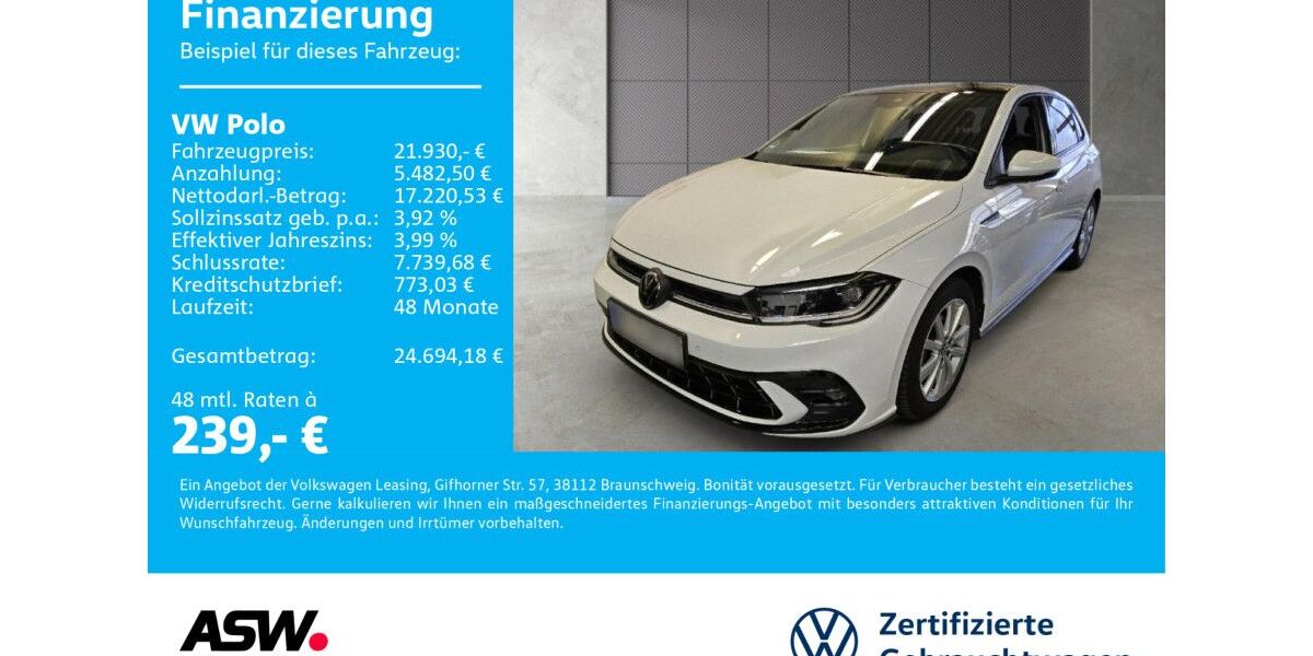 VW Polo 56.300 km 21.930 &euro; Neckarsulm 74172