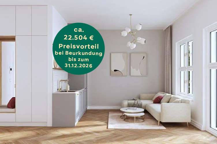 Etagenwohnung Zossen - 2 Zimmer, 48 m&sup2;, 271.786&euro; | Angebot:24877632