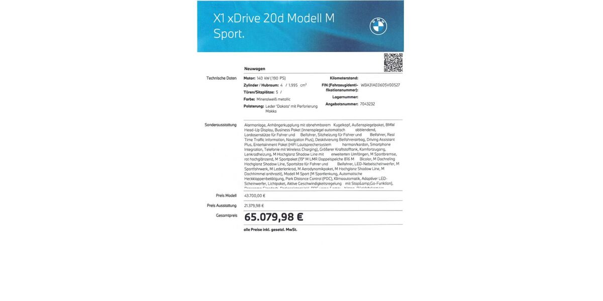 BMW X1 62.000 km 43.000 &euro; Pliezhausen 72124