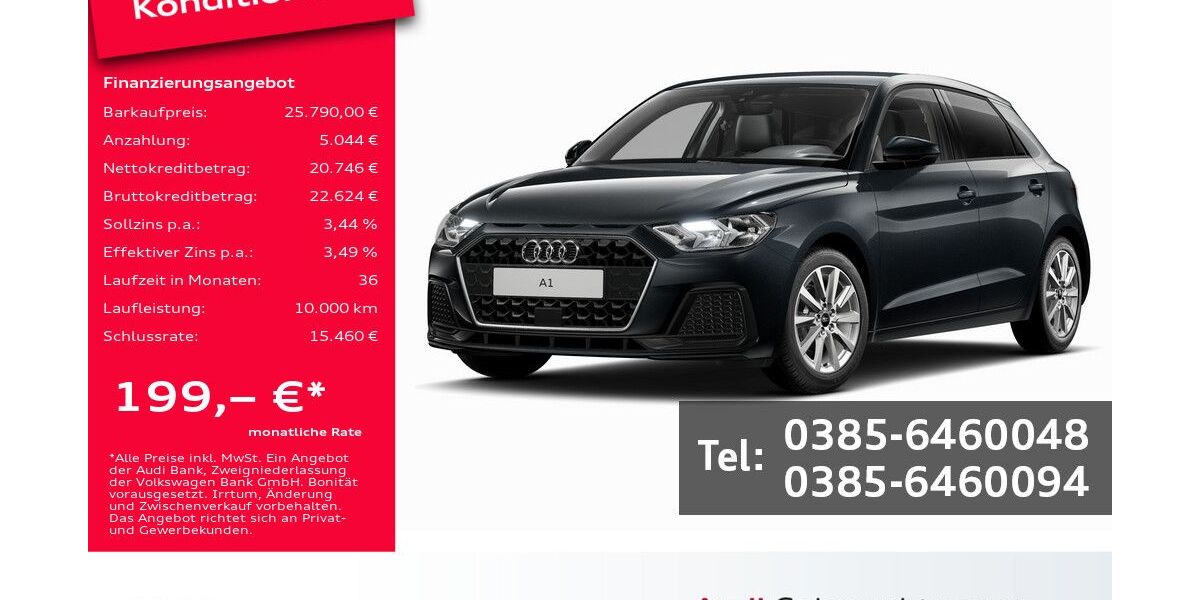 Audi A1 5.300 km 25.790 &euro; Schwerin 19061