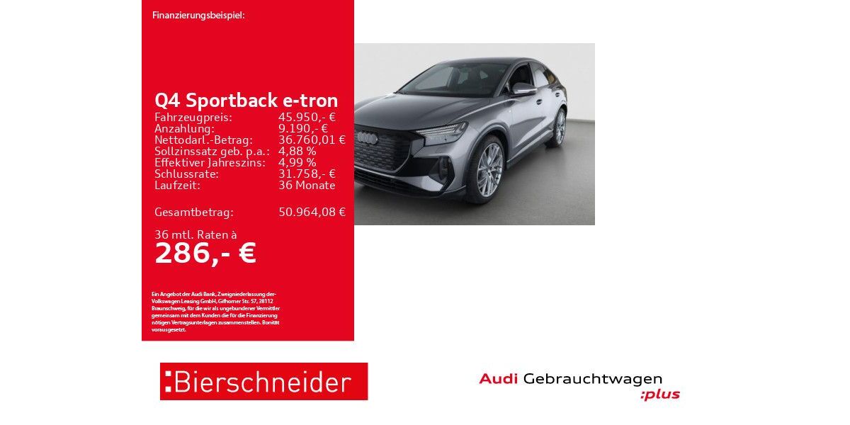 Audi Q4 e-tron 7.459 km 45.950 &euro; Aalen 73431
