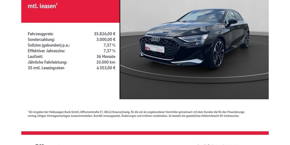 Audi A3 26.959 km 35.826 &euro; Nordhausen 99734