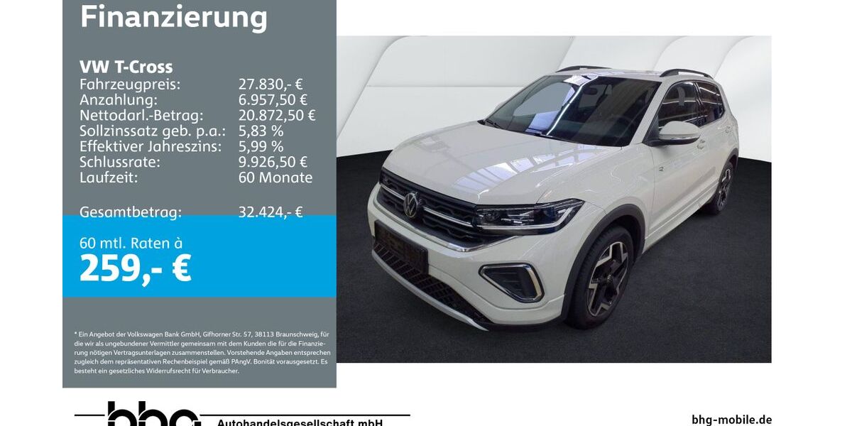 VW T-Cross 25.653 km 27.830 &euro; Freiburg 79115