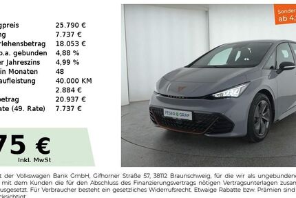 Cupra Born 16.850 km 25.345 &euro; Höchstadt an der Aisch 91315