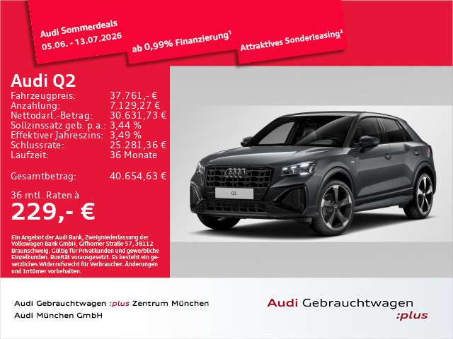 Audi Q2 14.770 km 37.761 &euro; Eching 85386