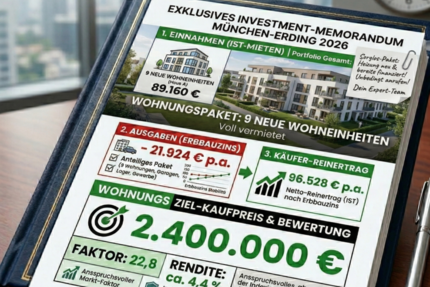 Wohnung Erding St. Paul - 24 Zimmer, 556 m&sup2;, 2.400.000&euro; | Angebot:26039250