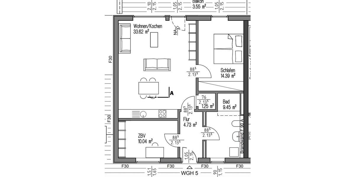Etagenwohnung Borgholzhausen - 3 Zimmer, 77 m&sup2;, 925&euro; | Angebot:26872116