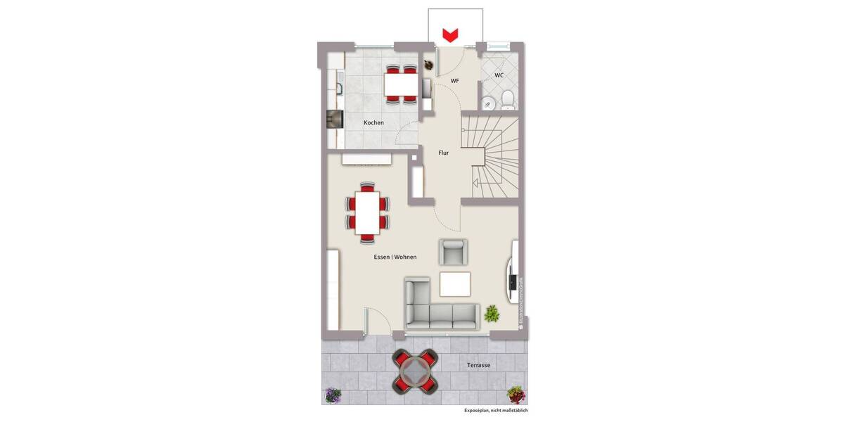 Reihenmittelhaus Fürth Burgfarrnbach - 6 Zimmer, 120 m&sup2;, 399.000&euro; | Angebot:26274329