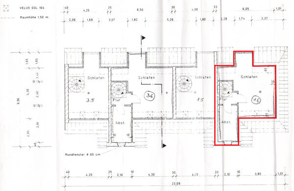 Etagenwohnung Aschersleben - 3 Zimmer, 64 m&sup2;, 63.000&euro; | Angebot:25672252
