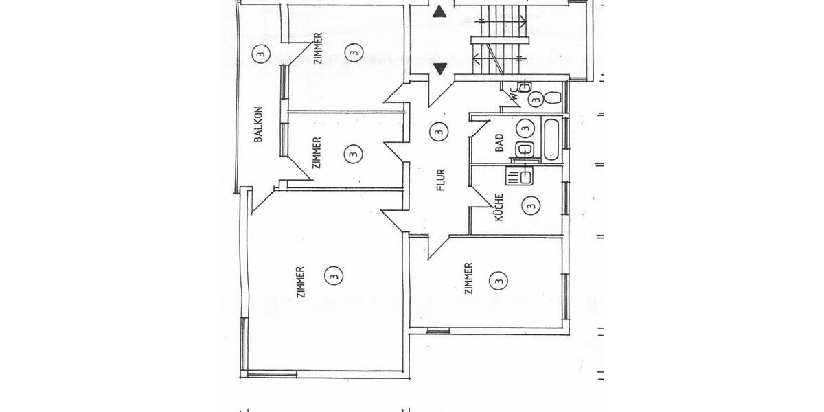 Etagenwohnung Wehr - 4 Zimmer, 95 m&sup2;, 310.000&euro; | Angebot:26426090