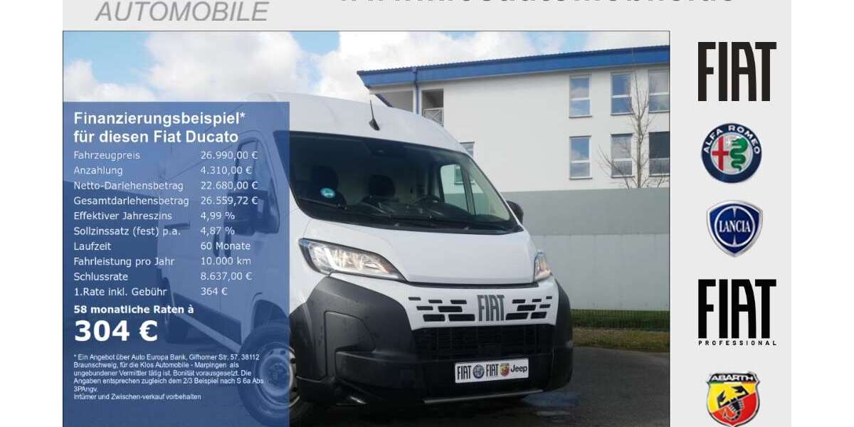 Fiat Ducato 27.776 km 26.990 &euro; Marpingen 66646