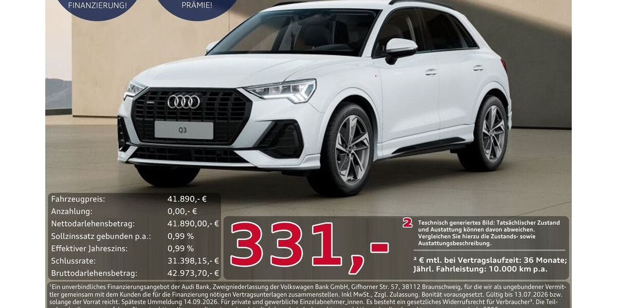 Audi Q3 5.483 km 41.890 &euro; Ingolstadt 85057