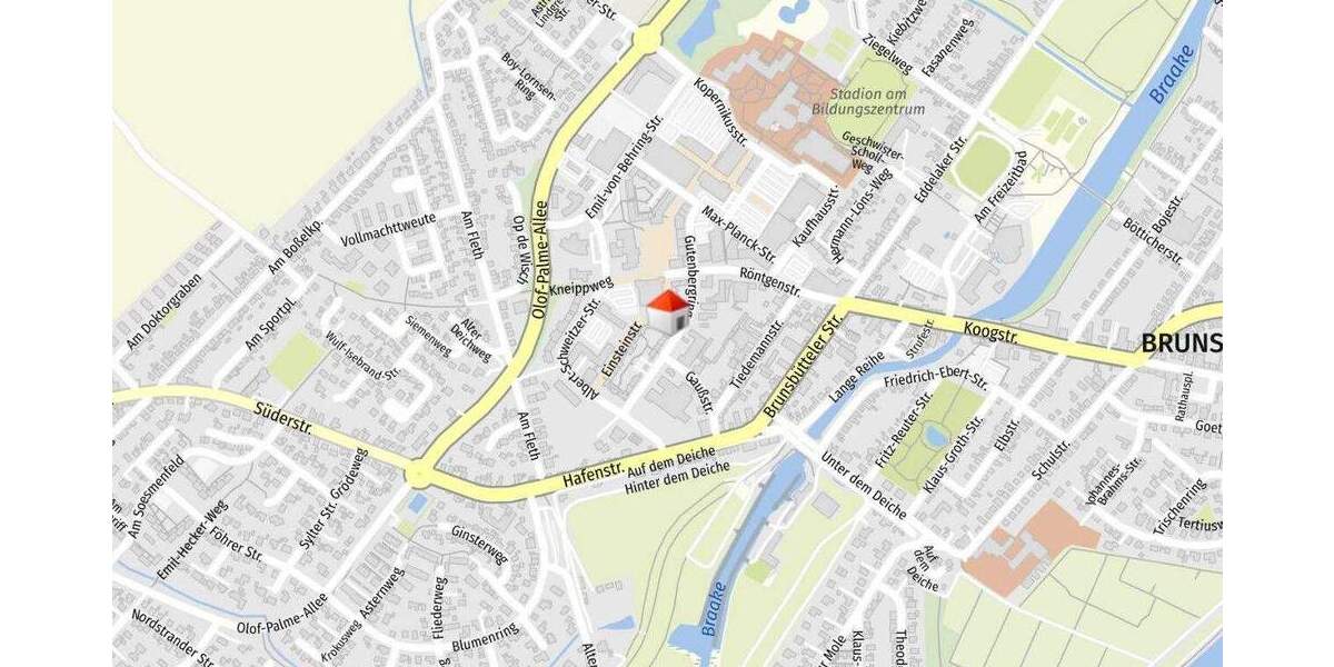 Etagenwohnung Brunsbüttel Brunsbüttel-Nord - 2 Zimmer, 55 m&sup2;, 469&euro; | Angebot:25670145