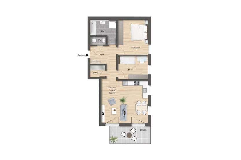 Wohnung zum Kaufen in Rudersberg-Oberndorf 408.000 € 81.49 m²