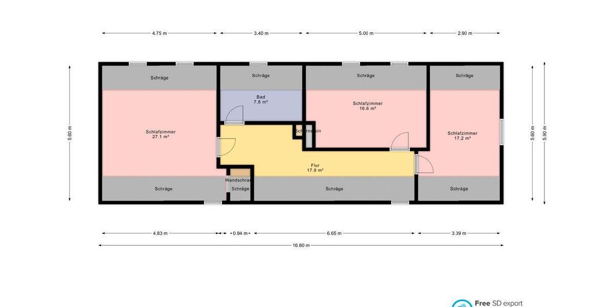 Doppelhaushälfte Goldberg - 6 Zimmer, 200 m&sup2;, 269.000&euro; | Angebot:26121485