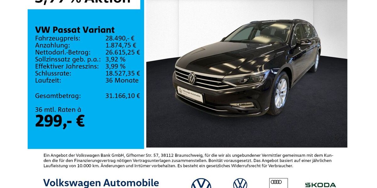 VW Passat 31.914 km 28.490 € Leipzig 04178