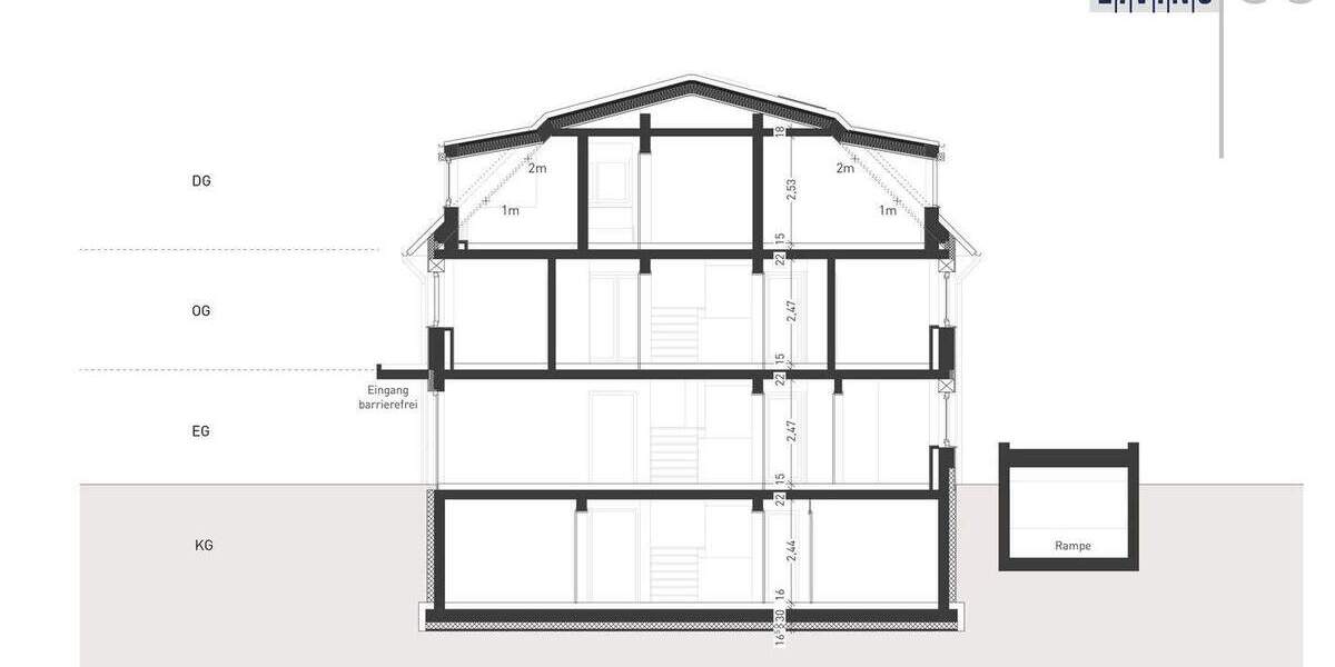 Etagenwohnung München Trudering-Riem - 2 Zimmer, 56 m&sup2;, 629.000&euro; | Angebot:25524244