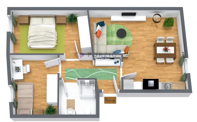 Etagenwohnung Dierhagen - 3 Zimmer, 56 m&sup2;, 675&euro; | Angebot:25960233