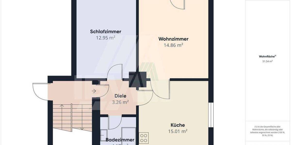 Etagenwohnung Sulzbach-Rosenberg Rosenberg - 2 Zimmer, 51 m&sup2;, 89.000&euro; | Angebot:25845674