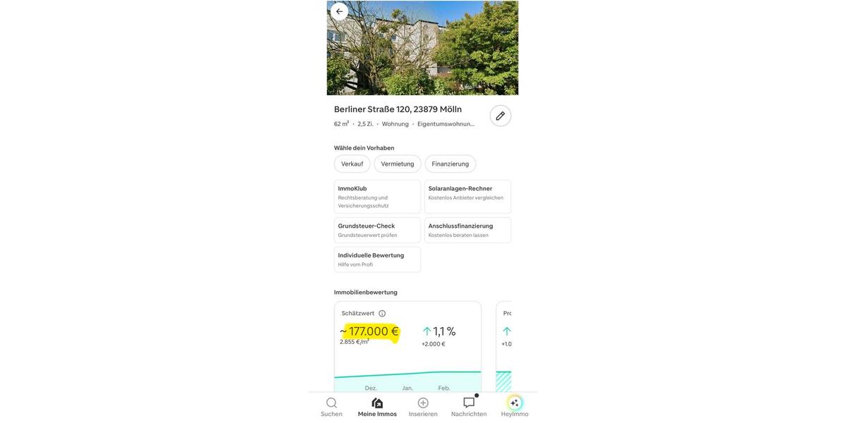 Erdgeschoßwohnung Breitenfelde - 2.5 Zimmer, 62 m&sup2;, 177.000&euro; | Angebot:20339602