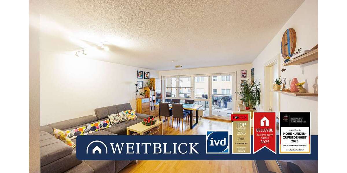 Wohnung zum Mieten in Bietigheim-Bissingen 1.050 € 76 m² 3 zimmer