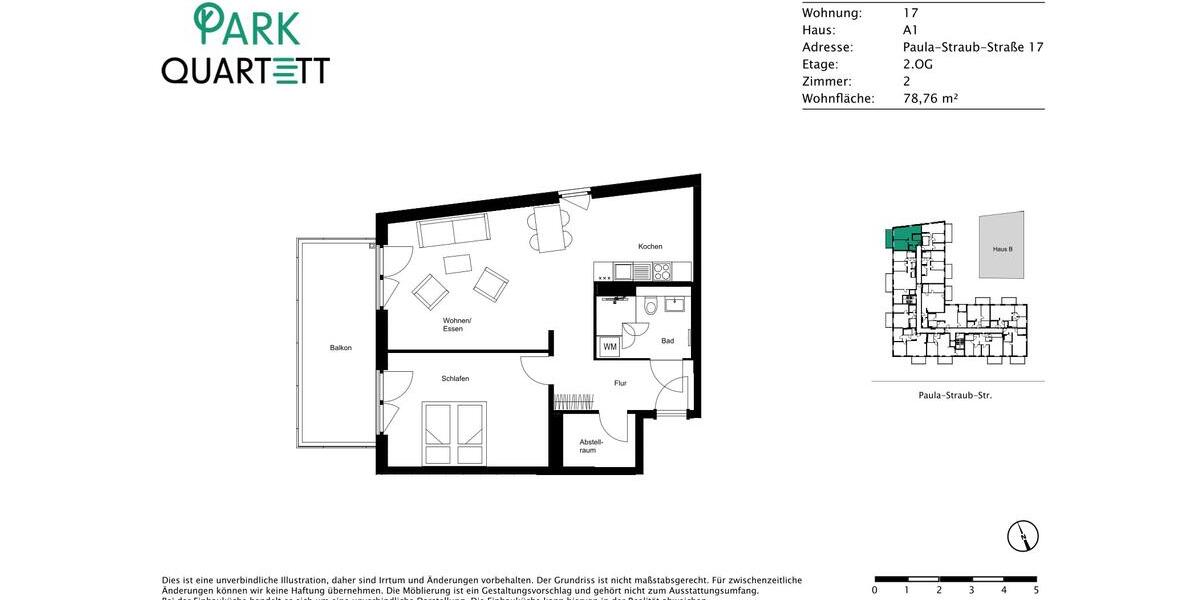 Etagenwohnung Villingen-Schwenningen Kopsbühl - 2 Zimmer, 79 m&sup2;, 975&euro; | Angebot:23526432