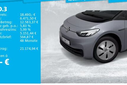 VW ID.3 49.700 km 18.490 € Lehrte 31275