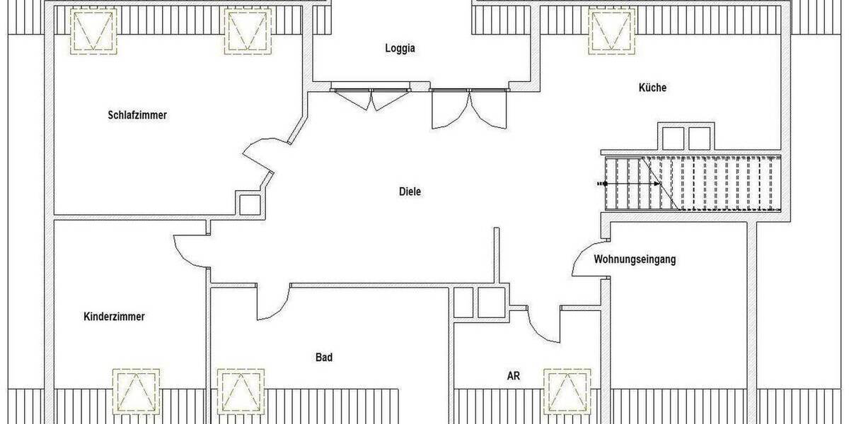 Etagenwohnung Lauf an der Pegnitz Lauf - 3 Zimmer, 111 m&sup2;, 349.000&euro; | Angebot:26790502