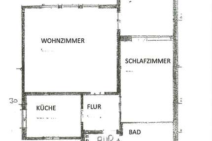Wohnung Aschaffenburg Schweinheim Obernauer Kolonie - 2 Zimmer, 60 m&sup2;, 575&euro; | Angebot:27415424