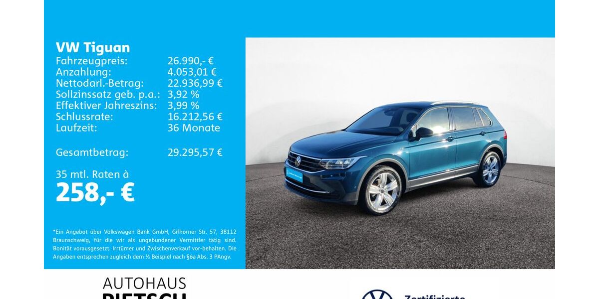 VW Tiguan 87.867 km 26.790 &euro; Melle 49324