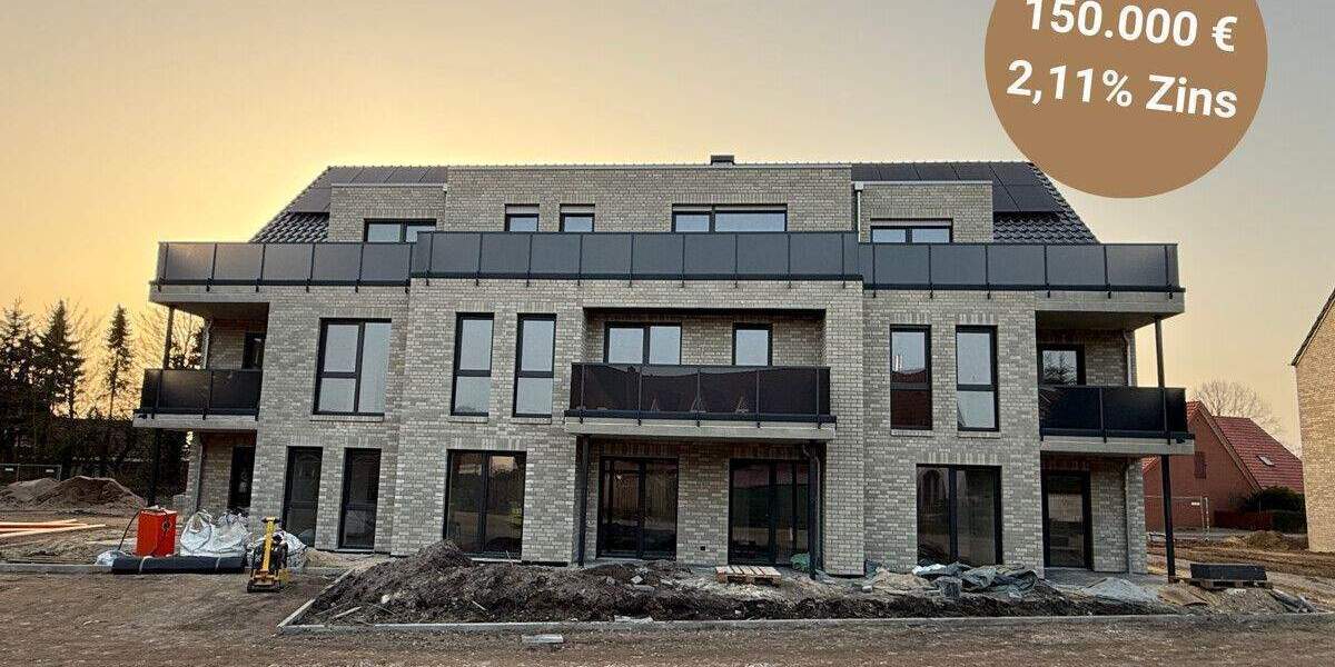 Etagenwohnung Werlte - 3 Zimmer, 81 m&sup2;, 276.000&euro; | Angebot:25834889