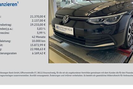 VW Golf 45.854 km 21.370 &euro; Ochsenfurt 97199