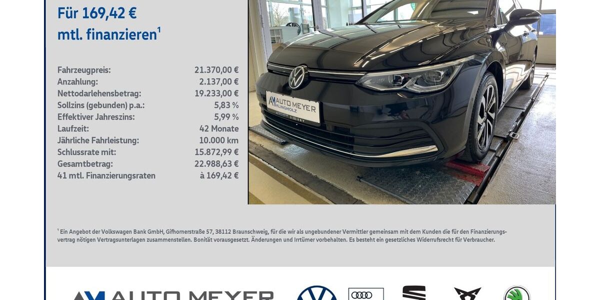 VW Golf 45.854 km 21.370 &euro; Ochsenfurt 97199