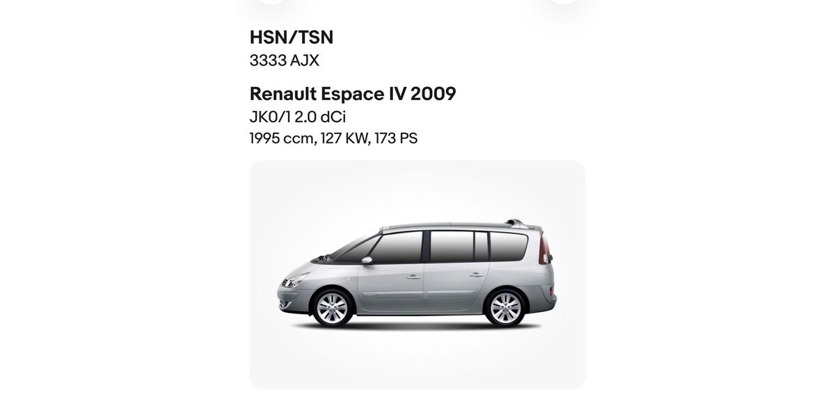 Renault Espace 260.000 km 2.300 &euro; Dreieich 63303