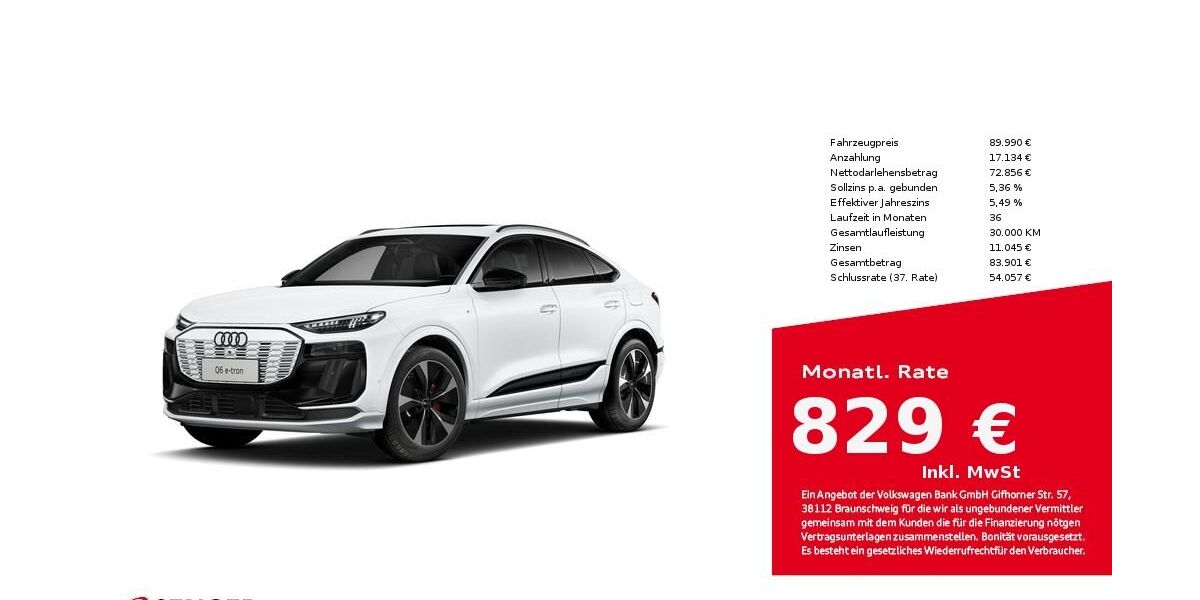 Audi Q6 e-tron 9.000 km 89.990 &euro; Münster 48153