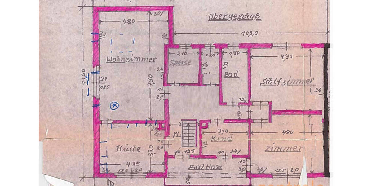 Einfamilienhaus Gunzenhausen Laubenzedel - 8 Zimmer, 203 m&sup2;, 329.000&euro; | Angebot:25680267