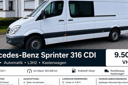 Mercedes-Benz Sprinter 262.000 km 9.500 &euro; Oberzent 64760